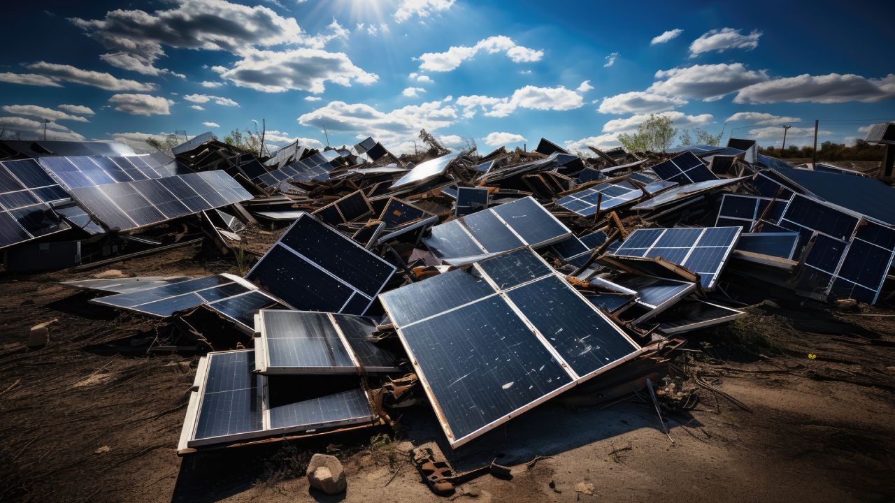 solar-panel-recycling-landfill